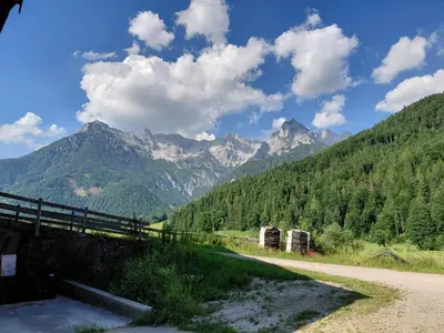 Naturlandschaft in der Nähe der Ferienwohnung