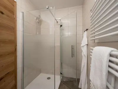 Ein Badezimmer in der Unterkunft Berg Apartment Barbara