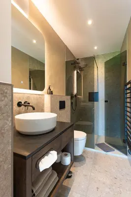 Ein Badezimmer in der Unterkunft Fankhauser Apartments