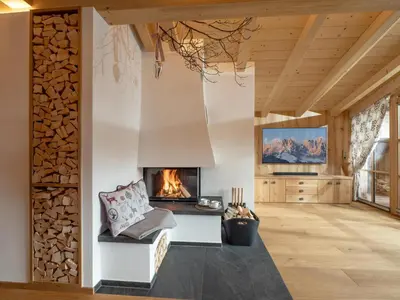 TV/Unterhaltungsangebot in der Unterkunft Luxusappartement Alpenliebe