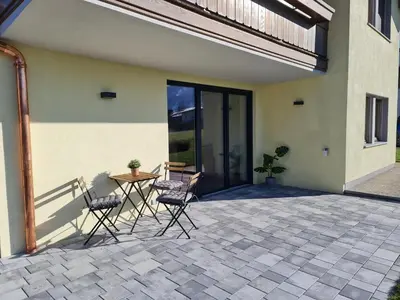 Das Gebäude in dem sich die Ferienwohnung befindet