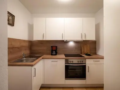 Küche/Küchenzeile in der Unterkunft Appartement Hagenberger