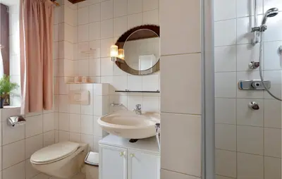 Ein Badezimmer in der Unterkunft Traditionelles Ferienh Soell