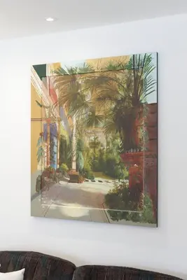 Ein Garten an der Unterkunft Appartement Skylight