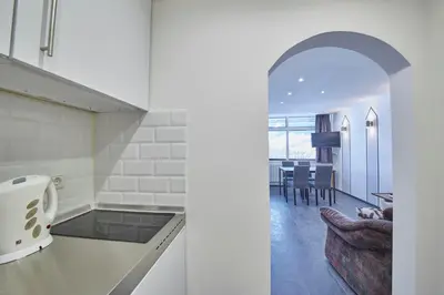 Küche/Küchenzeile in der Unterkunft Appartement Skylight