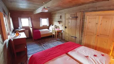 Grundriss der Unterkunft Ferienhaus Lindaubachgütl
