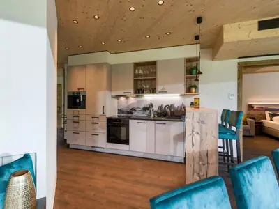 Küche/Küchenzeile in der Unterkunft Villa Himmlgassl Private Spa