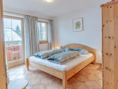 Ein Bett oder Betten in einem Zimmer der Unterkunft Haus Fernwald Top Tim