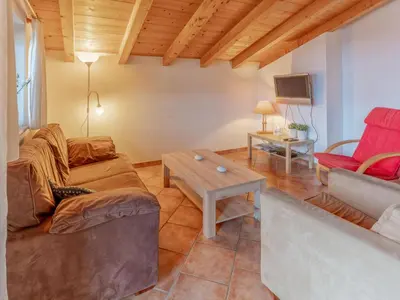 Ein Sitzbereich in der Unterkunft Haus Fernwald Top Rens