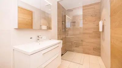 Ein Badezimmer in der Unterkunft GreenView Apartment