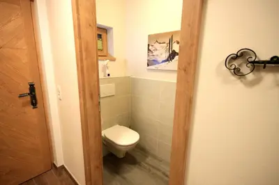 Ein Badezimmer in der Unterkunft Alpen Chalets Zell am See