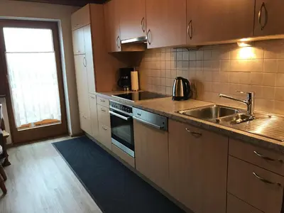 Küche/Küchenzeile in der Unterkunft Appartement Anja