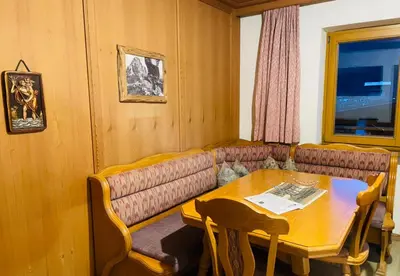 Ein Sitzbereich in der Unterkunft Appartement Anja
