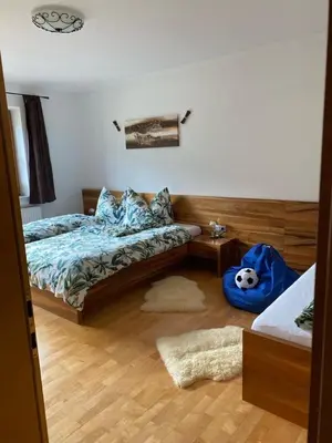 Ein Bett oder Betten in einem Zimmer der Unterkunft Appartement Pargger