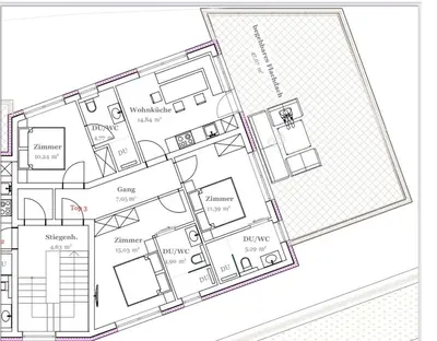Grundriss der Unterkunft Haus Heimat - Enzian