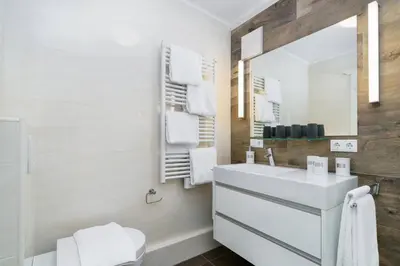 Ein Badezimmer in der Unterkunft Kitz-Heart Apartments by Alpine Host Helpers