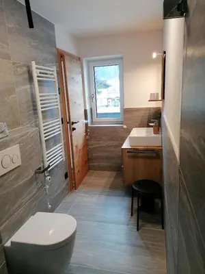 Ein Badezimmer in der Unterkunft Apartment Sepp