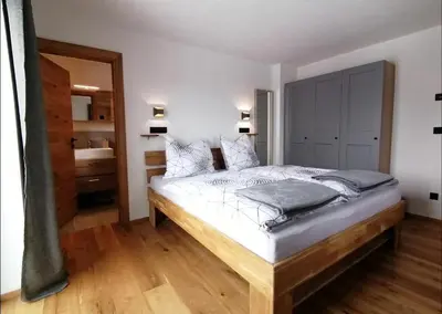 Ein Bett oder Betten in einem Zimmer der Unterkunft Apartment Sepp