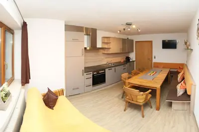 Küche/Küchenzeile in der Unterkunft Apartment Gruber