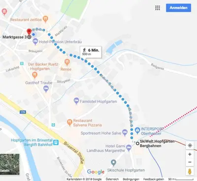 Grundriss der Unterkunft Appartement der Bürgerbote zur Hohen Salve
