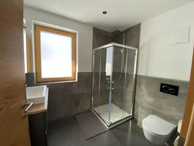 Ein Badezimmer in der Unterkunft Ferienwohnungen Moser