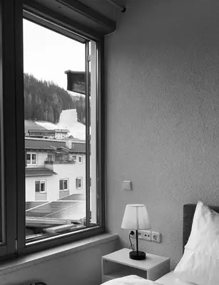 Ein Bett oder Betten in einem Zimmer der Unterkunft Apartment Bergzauber