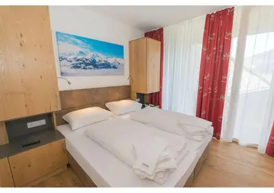 Ein Bett oder Betten in einem Zimmer der Unterkunft Apartment am Sonnenhang Top 6