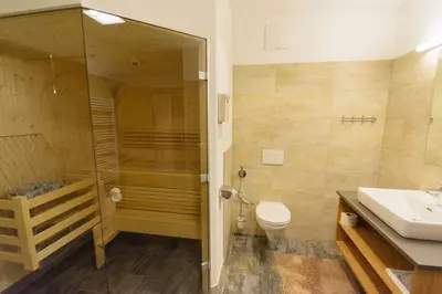 Ein Badezimmer in der Unterkunft Apartment am Sonnenhang Top 6