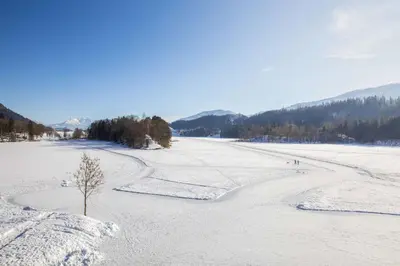 Naturlandschaft in der Nähe des Ferienhauses