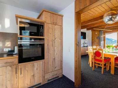 Küche/Küchenzeile in der Unterkunft Chalet H Königsleiten