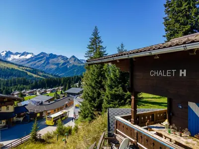 Naturlandschaft in der Nähe des Chalets