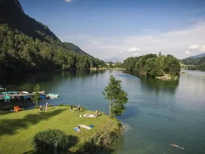 Naturlandschaft in der Nähe des Ferienhauses