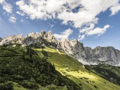 Naturlandschaft in der Nähe des Ferienhauses