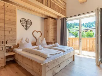Ein Bett oder Betten in einem Zimmer der Unterkunft Marktblick