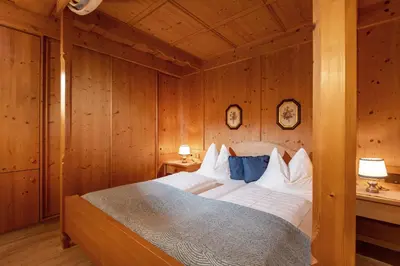 Ein Bett oder Betten in einem Zimmer der Unterkunft Ferienwohnung Kober