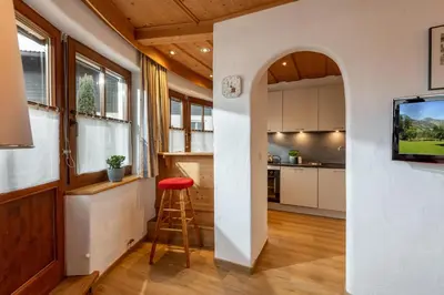 Küche/Küchenzeile in der Unterkunft Ferienwohnung Kober
