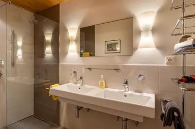 Ein Badezimmer in der Unterkunft Ferienwohnung Kober