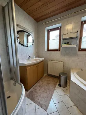Ein Badezimmer in der Unterkunft Appartement Payr