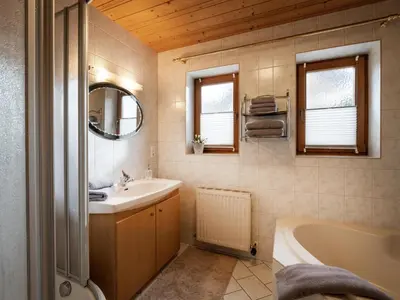 Ein Badezimmer in der Unterkunft Appartement Payr