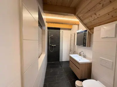 Ein Badezimmer in der Unterkunft Alm Chalet - Au Hochalm