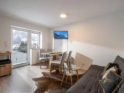 Ein Sitzbereich in der Unterkunft Tanjas Appartement