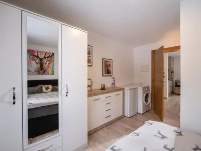 Küche/Küchenzeile in der Unterkunft Tanjas Appartement