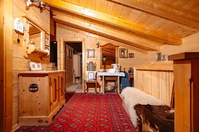 Ein Bett oder Betten in einem Zimmer der Unterkunft Magdalena Hütte
