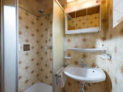 Ein Badezimmer in der Unterkunft Wolkenmooshof