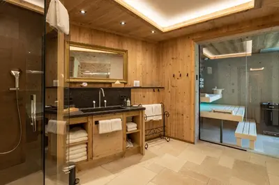 Küche/Küchenzeile in der Unterkunft Chalet Residenz Zillertal Mühlermoos