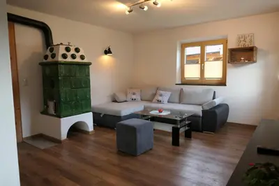 Ein Sitzbereich in der Unterkunft Appartement Nummer 12