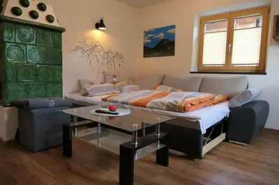 Ein Bett oder Betten in einem Zimmer der Unterkunft Appartement Nummer 12