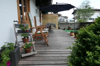 Ein Garten an der Unterkunft Appartement Nummer 12