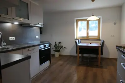 Küche/Küchenzeile in der Unterkunft Appartement Nummer 12