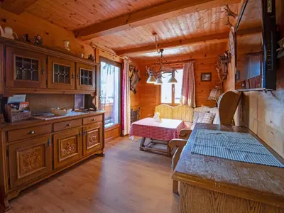 Ein Bett oder Betten in einem Zimmer der Unterkunft Chalet in Hochfügen near Ski Slopes